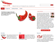 Tablet Screenshot of hotchilliconsulting.com